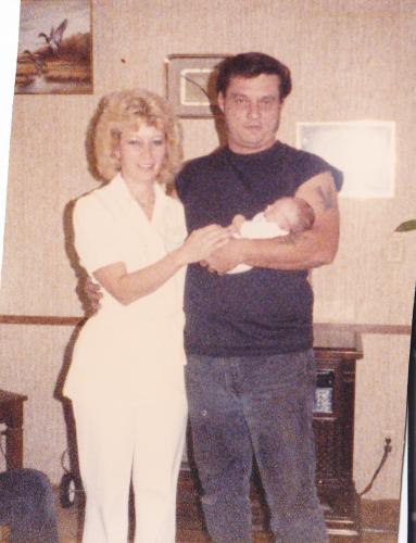 Grandma and Grandpa the day I came home from the hospital when I was born